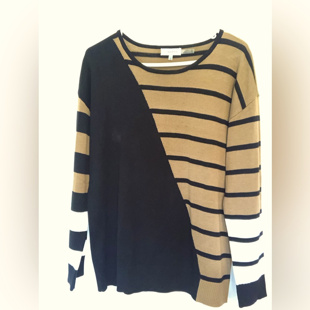 Calvin Klein boatneck knit top.